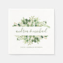 Search for greenery wedding napkins Boho