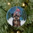 Search for yorkie poo christmas tree decorations Yorkshire terriers