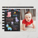 Search for dinosaur chalkboard birthday invitations Girl