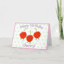 Search for red cherry cards Fruit