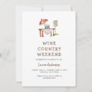 Search for rustic weekend hens party invitations Watercolor