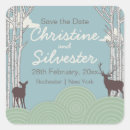 Search for winter square wedding stickers Bouquet