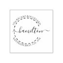 Search for circular rubber stamps Typography