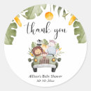 Search for jungle zoo party stickers Greenery