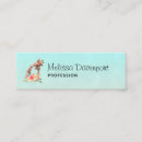 Search for giraffe business cards Watercolor