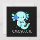 Search for kawaii invitations Axolotl