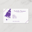 Search for purple house business cards Housekeeping