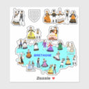 Search for traditional costumes stickers Music