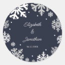 Search for winter wonderland wedding stickers White