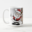 Search for the red nosed reindeer mugs Santa
