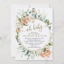 Search for feminine baby shower invitations Feminine girly cute