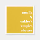 Search for yellow napkins Baby shower