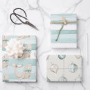 Search for coastal wrapping paper Blue