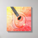 Search for instruments canvas prints Red