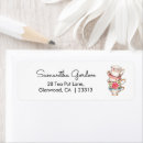 Search for bridal tea return address labels Pink