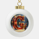 Search for letter g christmas tree decorations Keepsake