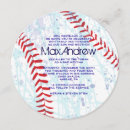 Search for baseball bar bat mitzvah invitations Sports