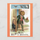 Search for pumpkin head postcards Spooky
