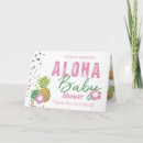 Search for pineapple thank you cards Aloha baby