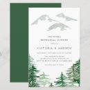 Search for woodland rehearsal dinner invitations Watercolor