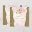 Search for pink glitter sparkle birthday invitations Chic