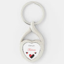 Search for colourful hearts key rings Symbol