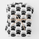 Search for black bear wrapping paper Wild animal