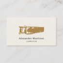 Search for woodworking business cards Carpenter