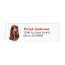 Search for basset return address labels Animal