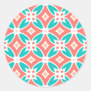 Search for ethnic pattern stickers Blue