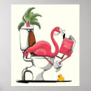 Search for cartoon flamingo posters Funny
