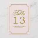 Search for gold table cards Elegant