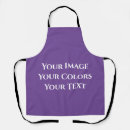Search for wedding favours aprons Purple