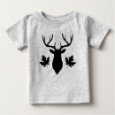 Search for deer silhouette tshirts Black