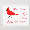 Search for red cardinal invitations Bird