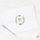 Search for fiftieth birthday party stickers Green