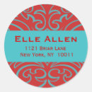 Search for red damask stickers Shower