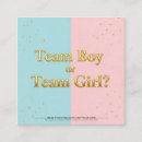 Search for team pink or blue invitations He or she