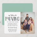 Search for modern moving announcement cards Trendy