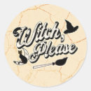 Search for vintage witch stickers Halloween