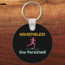 Search for runner girl key rings Track and field