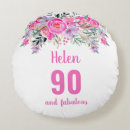 Search for 90th birthday cushions Floral