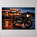 Search for vintage diner posters Motorcycle