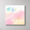 Search for pink and teal canvas prints Yellow