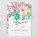 Search for watercolor succulent invitations Cactus