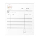Search for invoice notepads Bakery