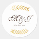 Search for brown monogram stickers Botanical
