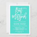 Search for teal bar bat mitzvah invitations Trendy