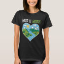 Search for earth day tshirts Green