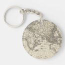 Search for vintage world maps key rings Wanderlust